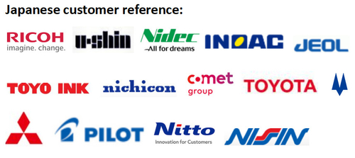 Latest company case about Japanese Customer Reference List