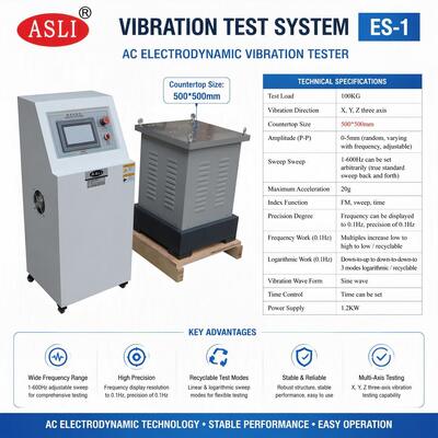 ASLI Laboratory Electromagnetic Vibration Testing Machine Table Vibration Shock Lab Tester 3 Axis Vibration Table