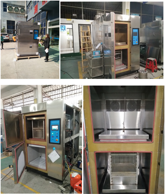 3 Zones Thermal Shock Test Chamber For Semiconductor 0